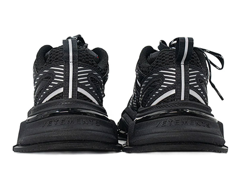 Vetements V2000 Retro Millennial Dad Shoes Triple Black