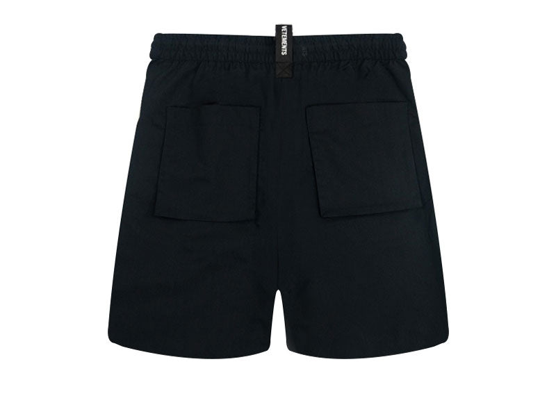 Vetements Patch Logo Shorts Black