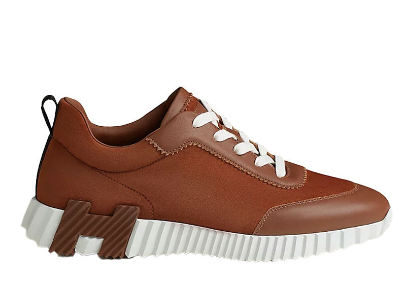 Hermes Bouncing Sneaker Suede Gold