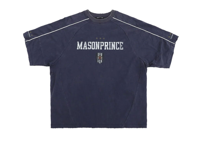 MASONPRINCE Super Club No. 8 Star Player Cutout T-Shirt Navy Blue