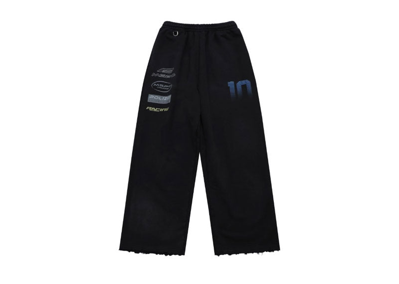 MASONPRINCE 10th Anniversary Racing Club Commemorative Series Sweatpants Greyish Black