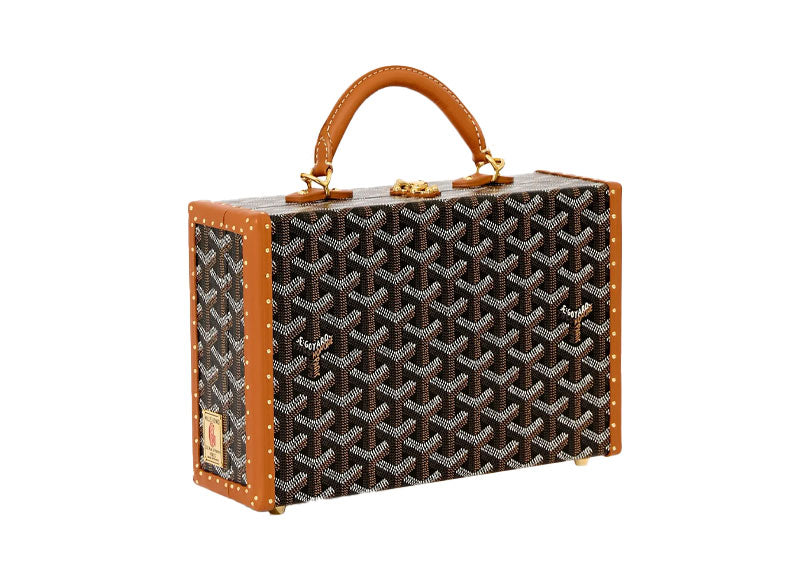 Goyard Grand Hotel Trunk Bag Black/Tan