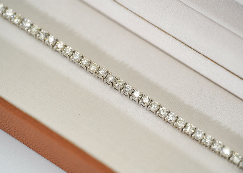 SOUL Bianca Tennis 9ct White Gold Bracelet