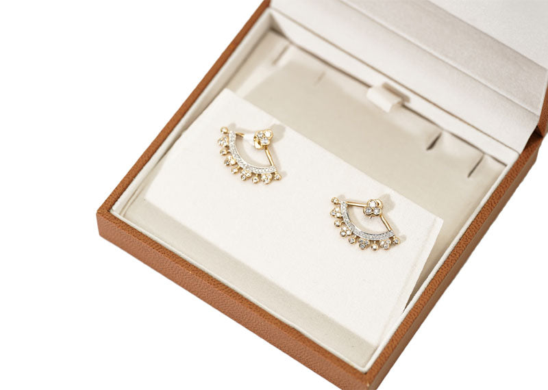 SOUL Ventaglio 9ct Yellow Gold Earrings