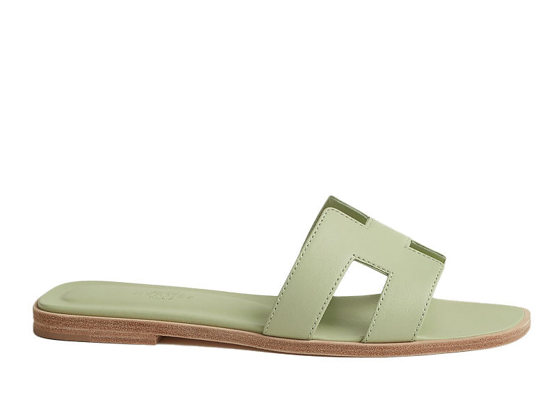Hermes Oran Sandal Vert De Mer