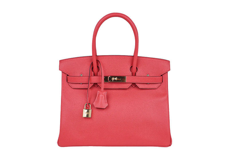 Hermes Birkin 30 Rose Jaipur with Gold Hardware