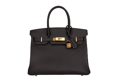 Hermes Birkn 30 Noir Gold Hardware