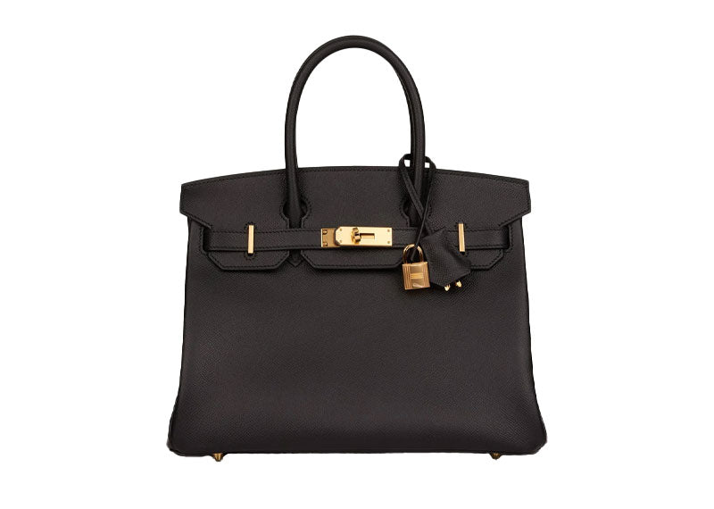 Hermes Birkn 30 Noir Gold Hardware