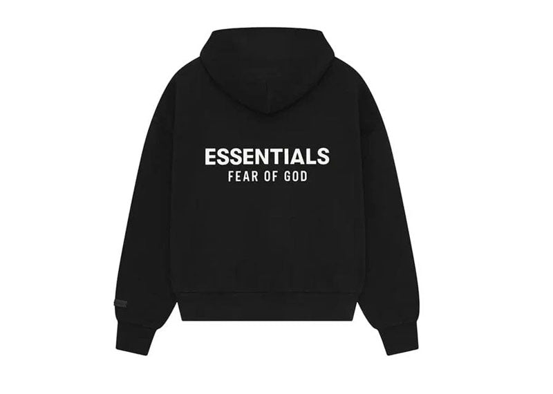 Fear of God Essentials Classic Fit Fleece Hoodie Black