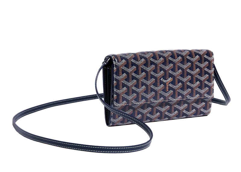 Goyard Varenne Continental Wallet Navy Blue
