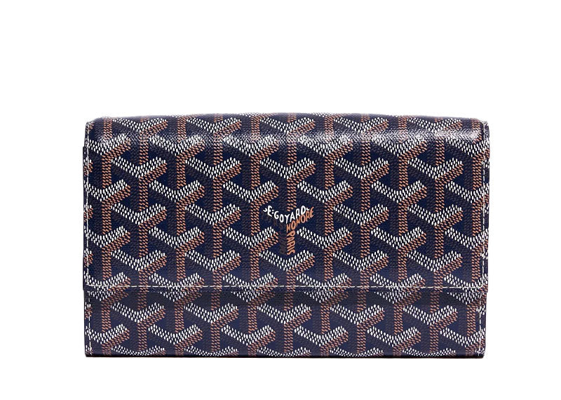Goyard Varenne Continental Wallet Navy Blue