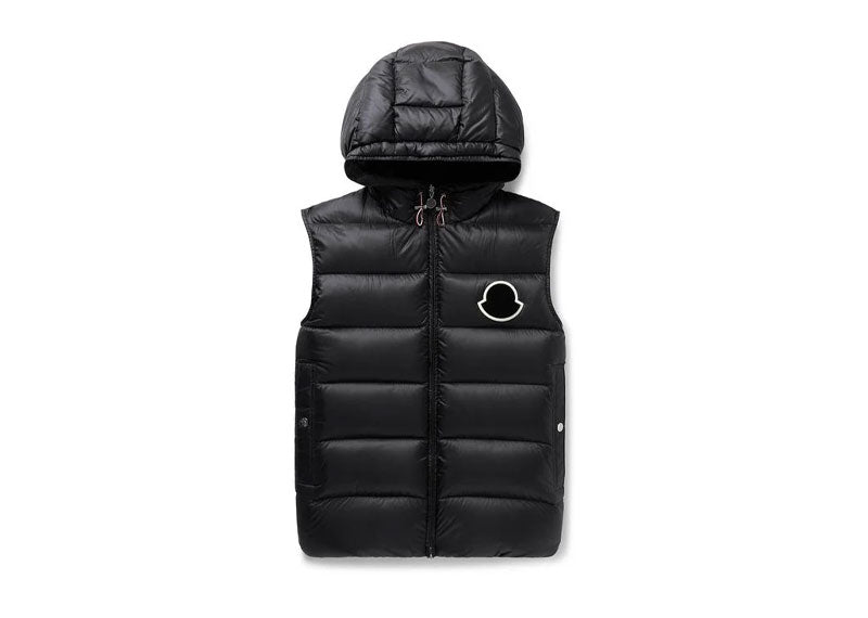 Moncler Vanoise Hooded Gilet Jacket Black