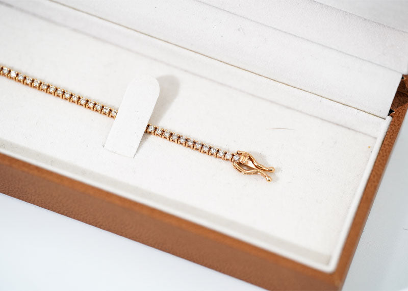 SOUL Rosa Tennis 18ct Rose Gold Bracelet