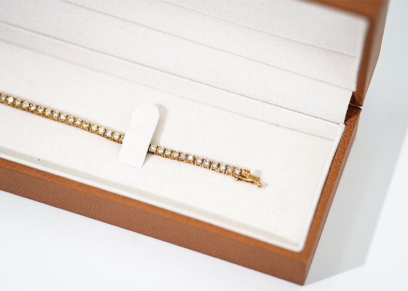 SOUL Luce Grande Tennis 9ct Yellow Gold Bracelet