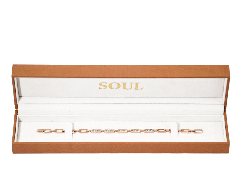 SOUL Rosa 9ct Rose Gold Bracelet