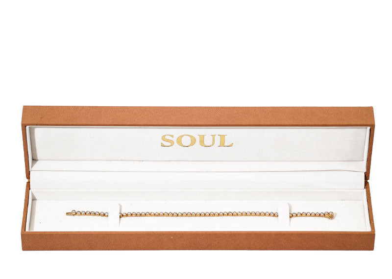 SOUL Luce Tennis 9ct Yellow Gold Bracelet