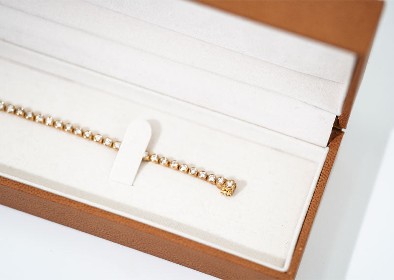 SOUL Luce Tennis 9ct Yellow Gold Bracelet