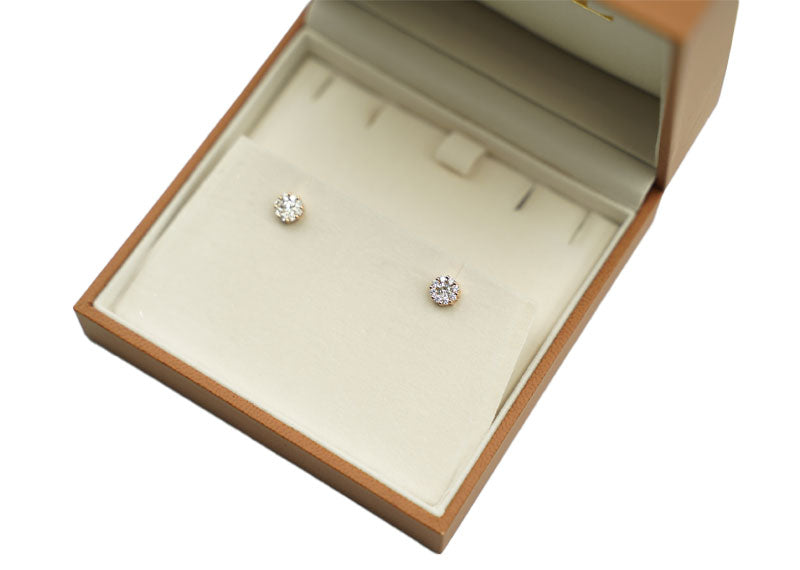 SOUL Rosetta 18ct Rose Gold Earrings