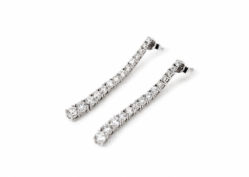 SOUL Linea Bianca 18ct White Gold Earrings