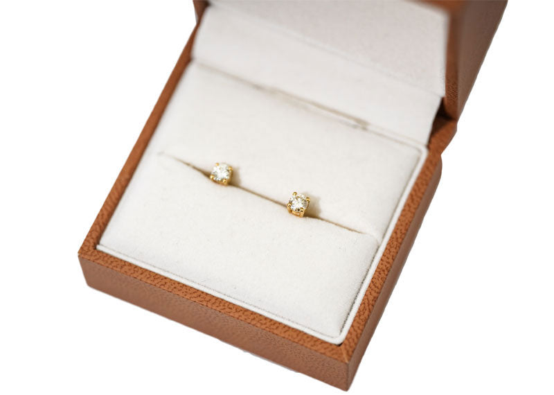 SOUL Bianca Stud 9ct Yellow Gold Earrings
