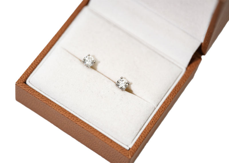 SOUL Bianca Grande Studs 18ct White Gold Earrings