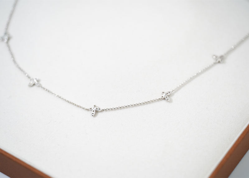 SOUL Farfalla 9ct White Gold Necklace