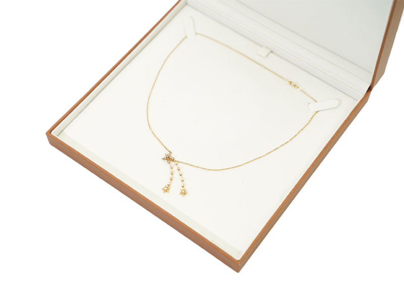 SOUL Fiore Drop 9ct Yellow Gold Necklace