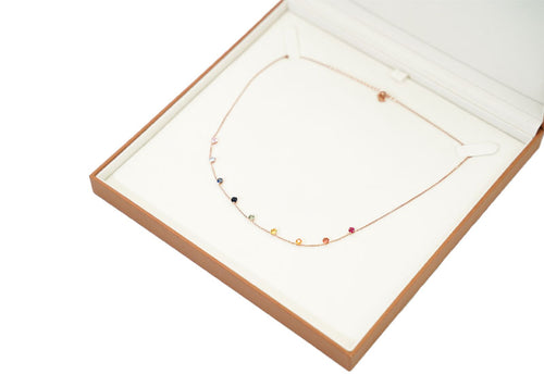 SOUL Arcobaleno 9ct Rose Gold Necklace