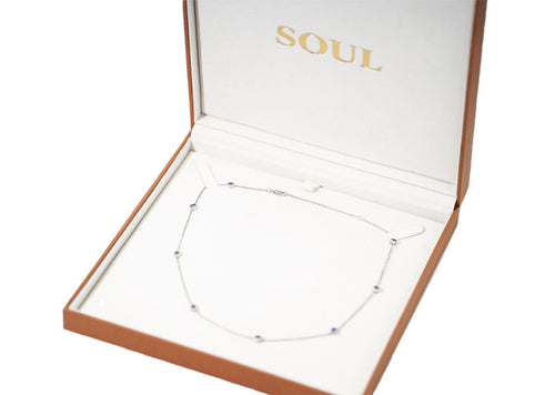 SOUL Azzura 9ct White Gold Necklace