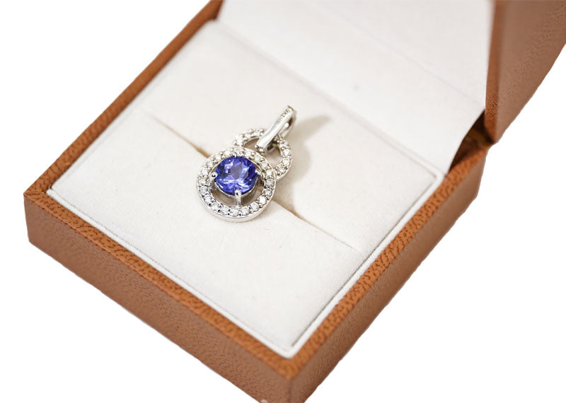 SOUL Azzura Loop 18ct White Gold Pendant