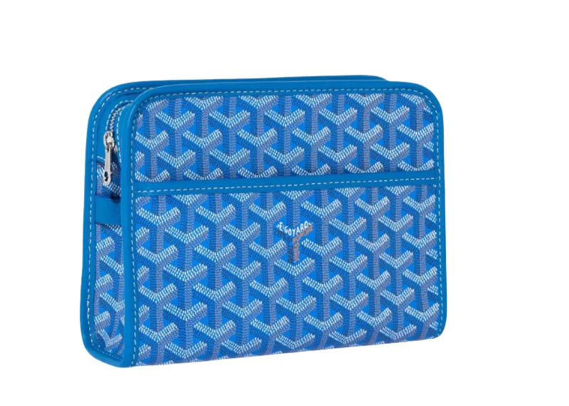 Goyard Jouvence Toiletry Bag PM Sky Blue