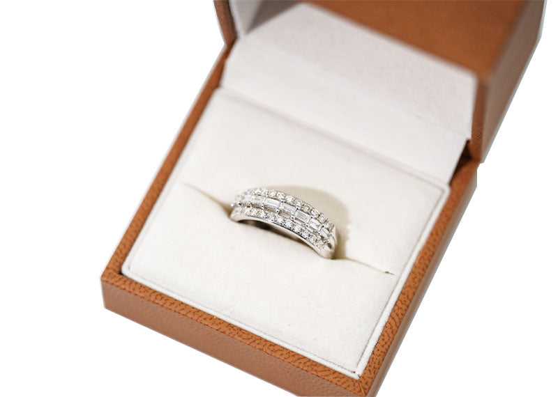 SOUL Tre Fascia 18ct White Gold Ring