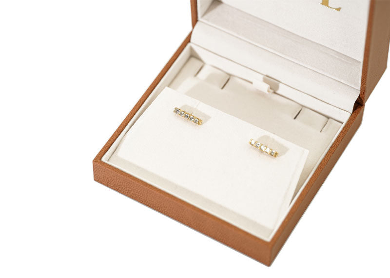 SOUL Linea Stud 9ct Yellow Gold Earrings