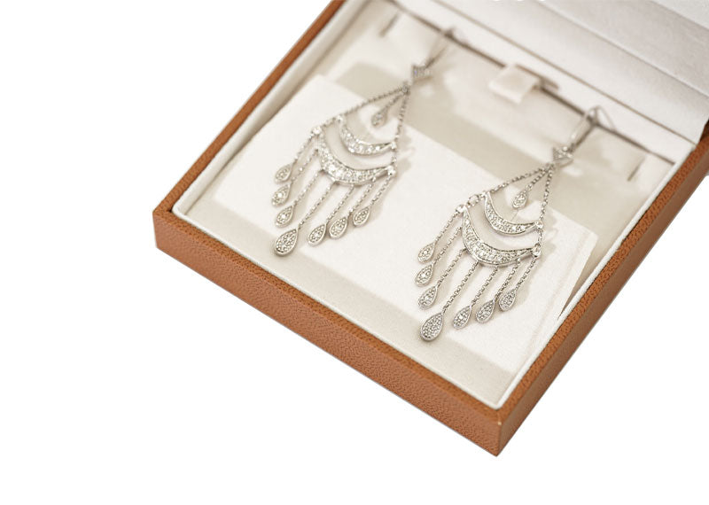 SOUL Sogno Bianca 9ct White Gold Earrings