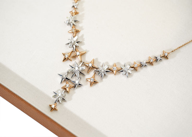 SOUL Fiore 18ct Two Tone Gold Necklace