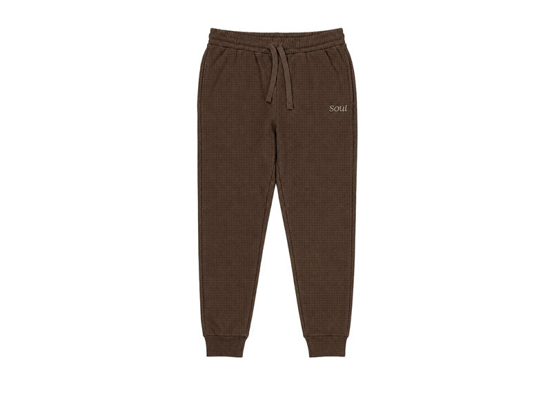 SOUL Premium Waffle Sweatpants Shitake (AW25)