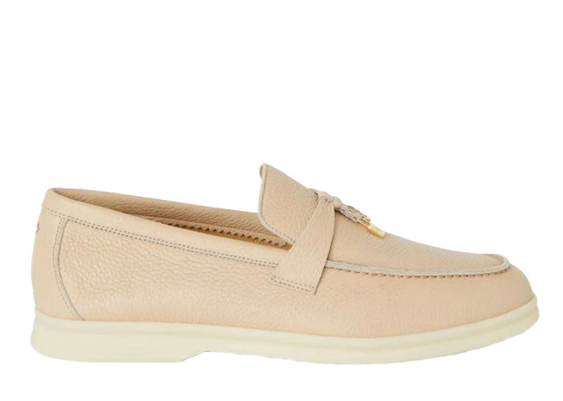 Loro Piana Summer Charms Walk Deerskin Natural Light Camel