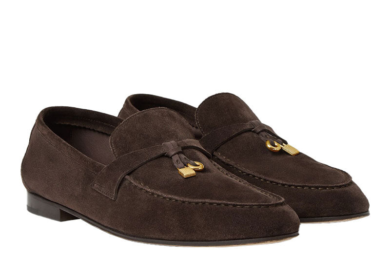 Loro Piana Joan Loafer Calfskin Cedar Bronze