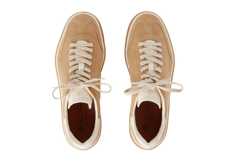 Loro Piana Tennis Walk Suede Sneaker Windy Dunes