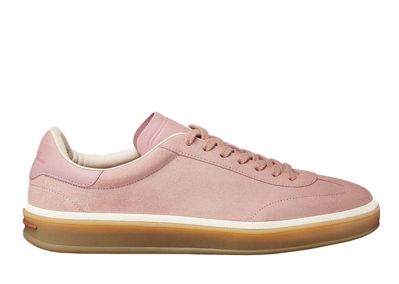 Loro Piana Tennis Walk Suede Sneaker Summer Pink