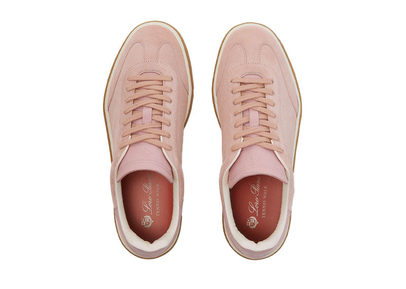 Loro Piana Tennis Walk Suede Sneaker Summer Pink