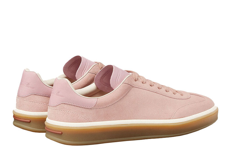 Loro Piana Tennis Walk Suede Sneaker Summer Pink