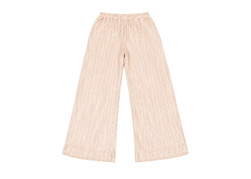Diane Paris Veronica Pants Nude plisse