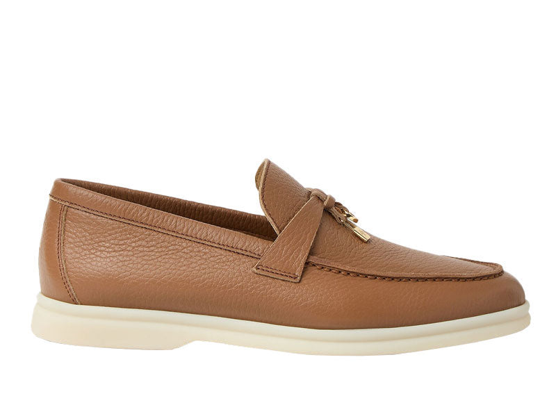 Loro Piana Summer Charms Walk Loafers Deerskin Colour Vicuna