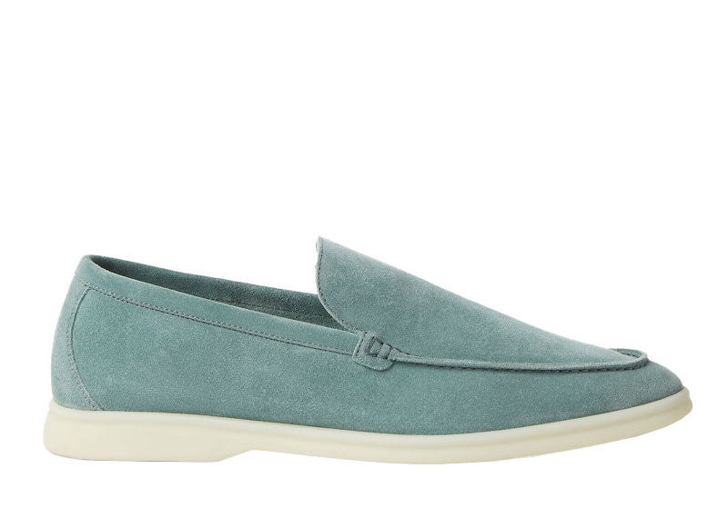 Loro Piana Summer Walk Loafer Suede Shamrock