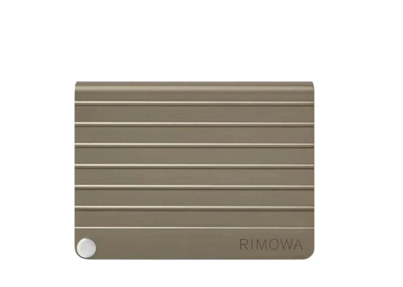 Rimowa Original Small Goods Aluminium Card Holder Titanium