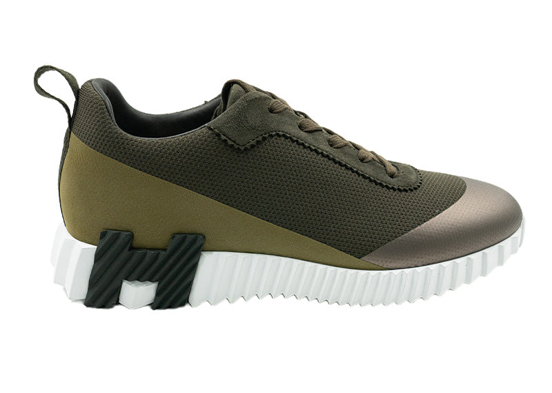 Hermes Bouncing Sneaker Multicolore Vert Foret