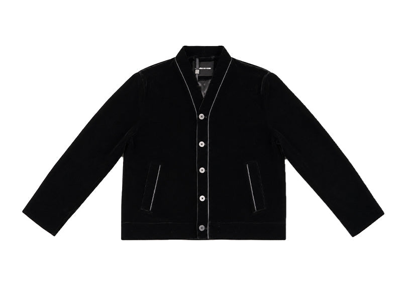 Maniere De Voir Nassim Velvet Jacket Black