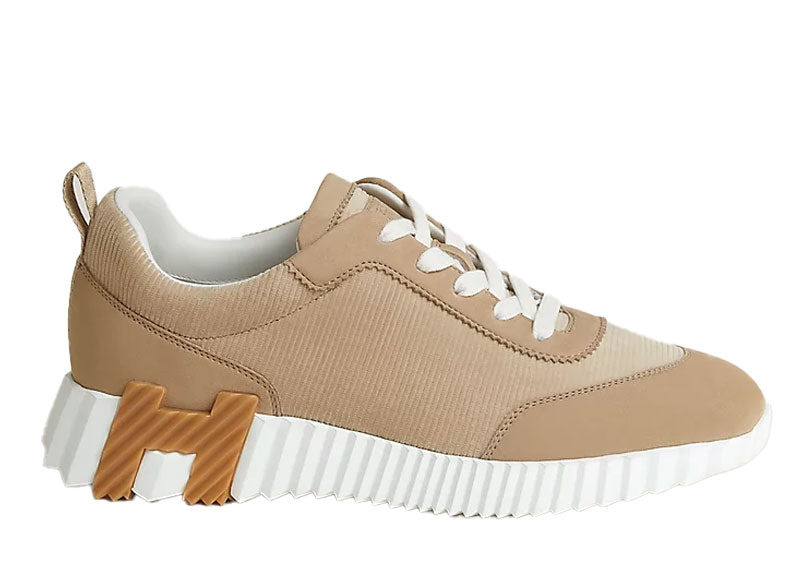 Hermes Bouncing Sneaker Corduroy Beige Camel