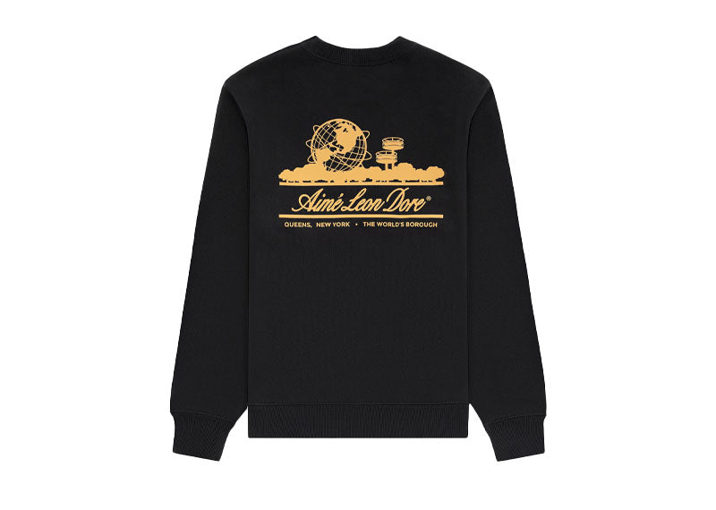 Aime Leon Dore Unisphere Longsleeve T-Shirt Jet Black